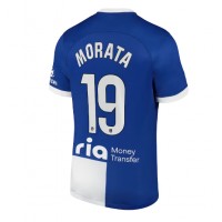 Atletico Madrid Alvaro Morata #19 Udebanetrøje 2023-24 Kortærmet